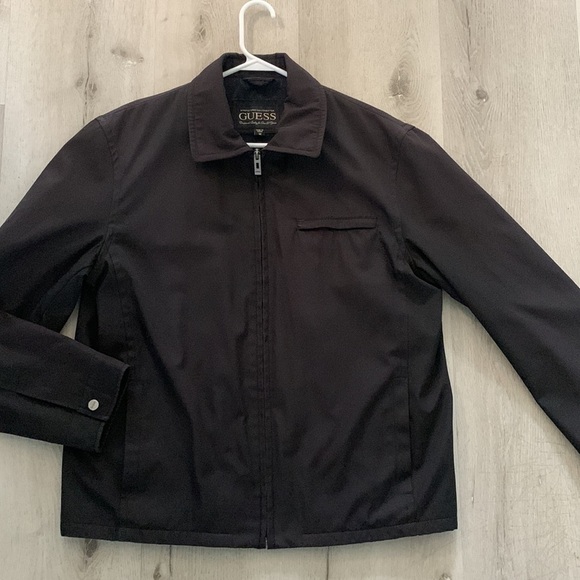GUESS Men's Nylon size M black lightweight Jacket - Picture 7 of 11